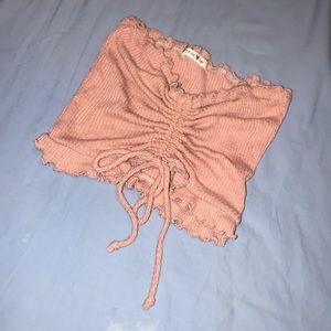 Pink crop top